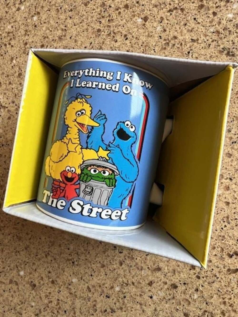 Sesame Street Everything I Know I Learned‎ On The Street Mug